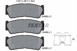 TEXTAR Set placute frana TEXTAR 2448801 (2448801) - turbochic