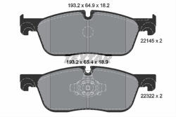 TEXTAR Set placute frana TEXTAR 2214501 (2214501) - turbochic