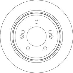 TRW Disc frana spate TRW DF7953 (DF7953)