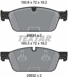 TEXTAR Set placute frana TEXTAR 2553101 (2553101) - turbochic