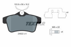 TEXTAR Set placute frana TEXTAR 2492204 (2492204) - turbochic