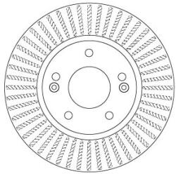 TRW Disc frana fata TRW DF8056 (DF8056)