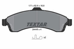 TEXTAR Set placute frana TEXTAR 2444801 (2444801) - turbochic