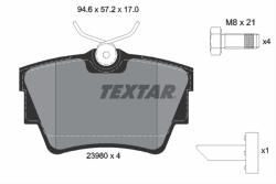 TEXTAR Set placute frana TEXTAR 2398001 (2398001) - turbochic