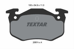 TEXTAR Set placute frana TEXTAR 2097401 (2097401) - turbochic