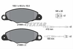 TEXTAR Set placute frana TEXTAR 2198804 (2198804) - turbochic