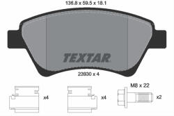 TEXTAR Set placute frana TEXTAR 2393001 (2393001) - turbochic