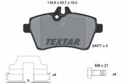 TEXTAR Set placute frana TEXTAR 2407701 (2407701) - turbochic