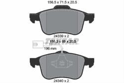 TEXTAR Set placute frana TEXTAR 2433901 (2433901) - turbochic