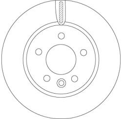 TRW Disc frana fata TRW DF6589S (DF6589S)