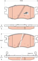 TRW Set placute frana fata TRW GDB3420 (GDB3420)
