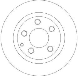 TRW Disc frana spate TRW DF4442 (DF4442)