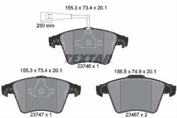 TEXTAR Set placute frana TEXTAR 2374602 (2374602) - turbochic