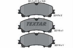 TEXTAR Set placute frana TEXTAR 2211701 (2211701) - turbochic