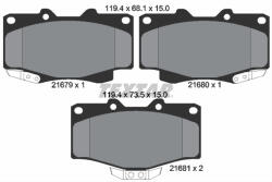 TEXTAR Set placute frana TEXTAR 2167904 (2167904) - turbochic