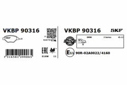 SKF Set placute frana spate SKF VKBP90316 (VKBP90316)