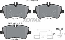 TEXTAR Set placute frana TEXTAR 2314401 (2314401) - turbochic