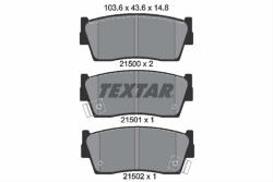 TEXTAR Set placute frana TEXTAR 2150001 (2150001) - turbochic