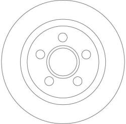 TRW Disc frana spate TRW DF4407 (DF4407)