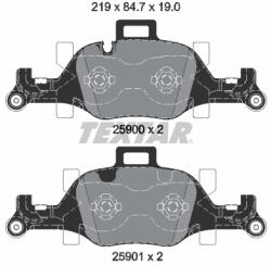 TEXTAR Set placute frana TEXTAR 2590001 (2590001) - turbochic