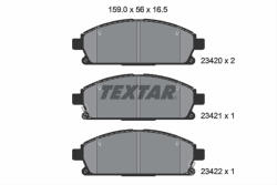 TEXTAR Set placute frana TEXTAR 2342001 (2342001) - turbochic