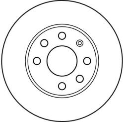 TRW Disc frana fata TRW DF4236 (DF4236)