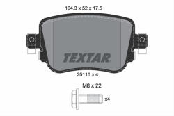 TEXTAR Set placute frana TEXTAR 2511003 (2511003) - turbochic