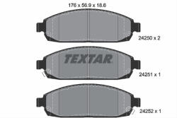 TEXTAR Set placute frana TEXTAR 2425001 (2425001) - turbochic