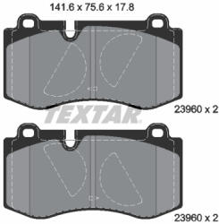 TEXTAR Set placute frana TEXTAR 2396001 (2396001) - turbochic