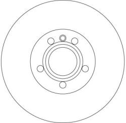 TRW Disc frana fata TRW DF4323 (DF4323)