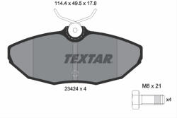 TEXTAR Set placute frana TEXTAR 2342401 (2342401) - turbochic