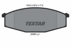 TEXTAR Set placute frana TEXTAR 2086301 (2086301) - turbochic