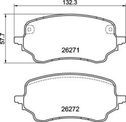 Brembo Set placute frana BREMBO P24236 (P24236)