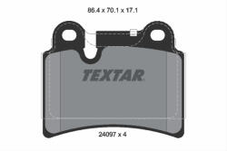 TEXTAR Set placute frana TEXTAR 2409701 (2409701) - turbochic