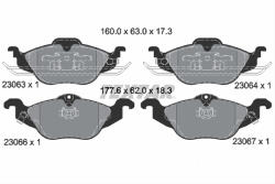 TEXTAR Set placute frana TEXTAR 2306302 (2306302) - turbochic