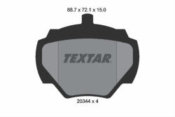 TEXTAR Set placute frana TEXTAR 2034402 (2034402) - turbochic