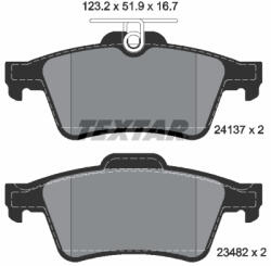 TEXTAR Set placute frana TEXTAR 2413701 (2413701) - turbochic
