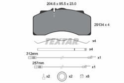 TEXTAR Set placute frana TEXTAR 2913401 (2913401) - turbochic