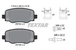 TEXTAR Set placute frana TEXTAR 2573401 (2573401) - turbochic