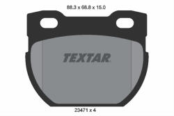 TEXTAR Set placute frana TEXTAR 2347101 (2347101) - turbochic