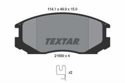 TEXTAR Set placute frana TEXTAR 2165001 (2165001) - turbochic
