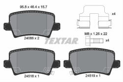 TEXTAR Set placute frana TEXTAR 2408601 (2408601) - turbochic