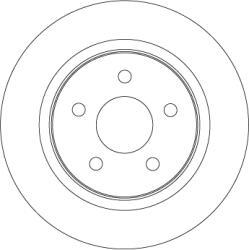 TRW Disc frana spate TRW DF4422 (DF4422)