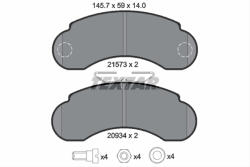 TEXTAR Set placute frana TEXTAR 2157302 (2157302) - turbochic