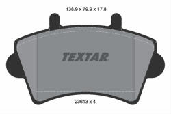 TEXTAR Set placute frana TEXTAR 2361301 (2361301) - turbochic