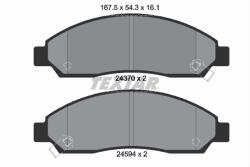 TEXTAR Set placute frana TEXTAR 2437001 (2437001) - turbochic