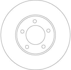 TRW Disc frana fata TRW DF4384 (DF4384)