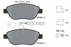 TEXTAR Set placute frana TEXTAR 2370802 (2370802) - turbochic
