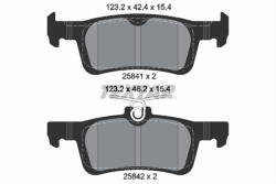 TEXTAR Set placute frana TEXTAR 2584101 (2584101) - turbochic