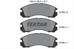 TEXTAR Set placute frana TEXTAR 2136301 (2136301) - turbochic